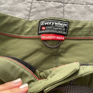 686 MEN'S EVERYWHERE PANT - Relaxed Fit, 32W/32L, Surplus Green